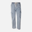 Men Denim Cargo Jogger