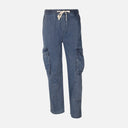 Men Denim Cargo Jogger