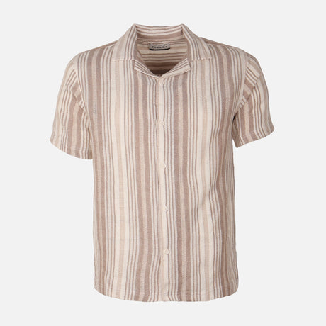 Mens Knitted Short Sleeve Shirt
