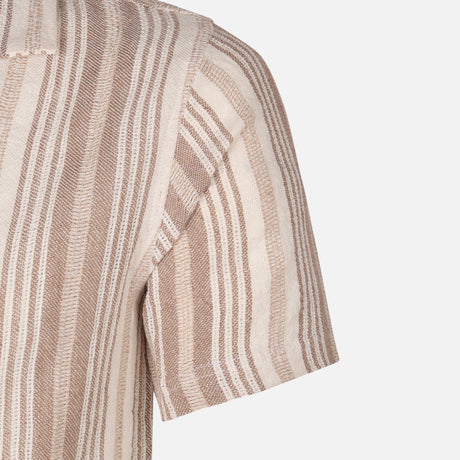 Mens Knitted Short Sleeve Shirt