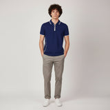 Men Pique Polo T-Shirt Short Sleeve