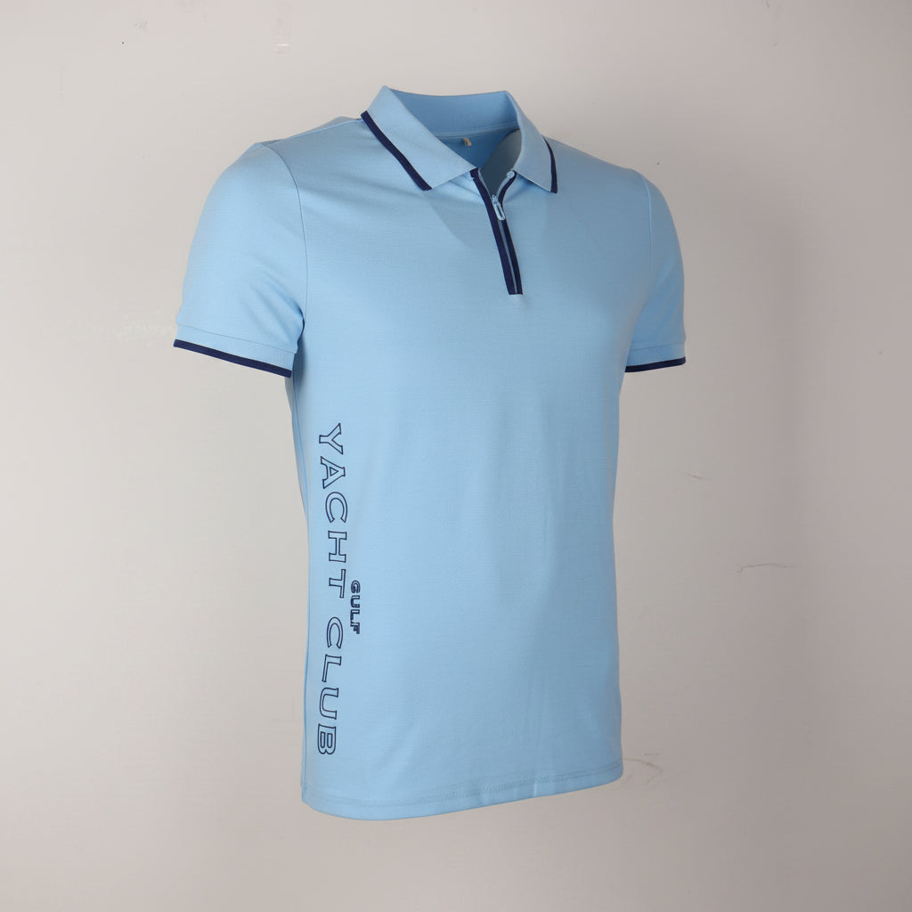 Men Pique Polo T-Shirt Short Sleeve