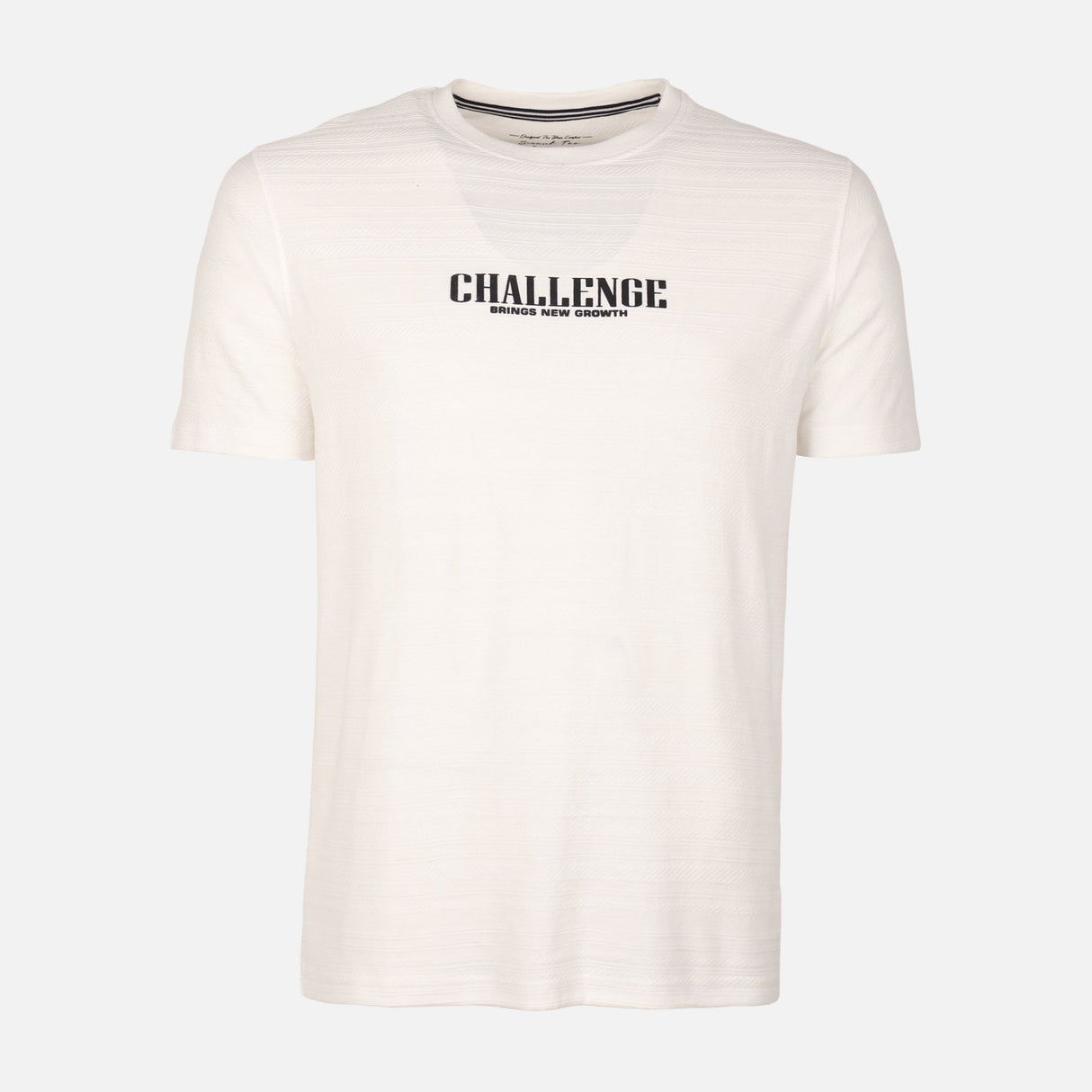 Men Structured T-Shirt Short Sleeve