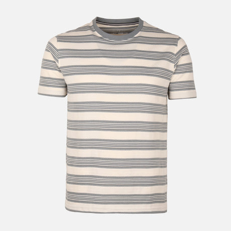 Men Structured T-Shirt Short Sleeve