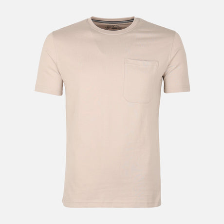 Men Structured Pocket T-Shirt Short Sleeve