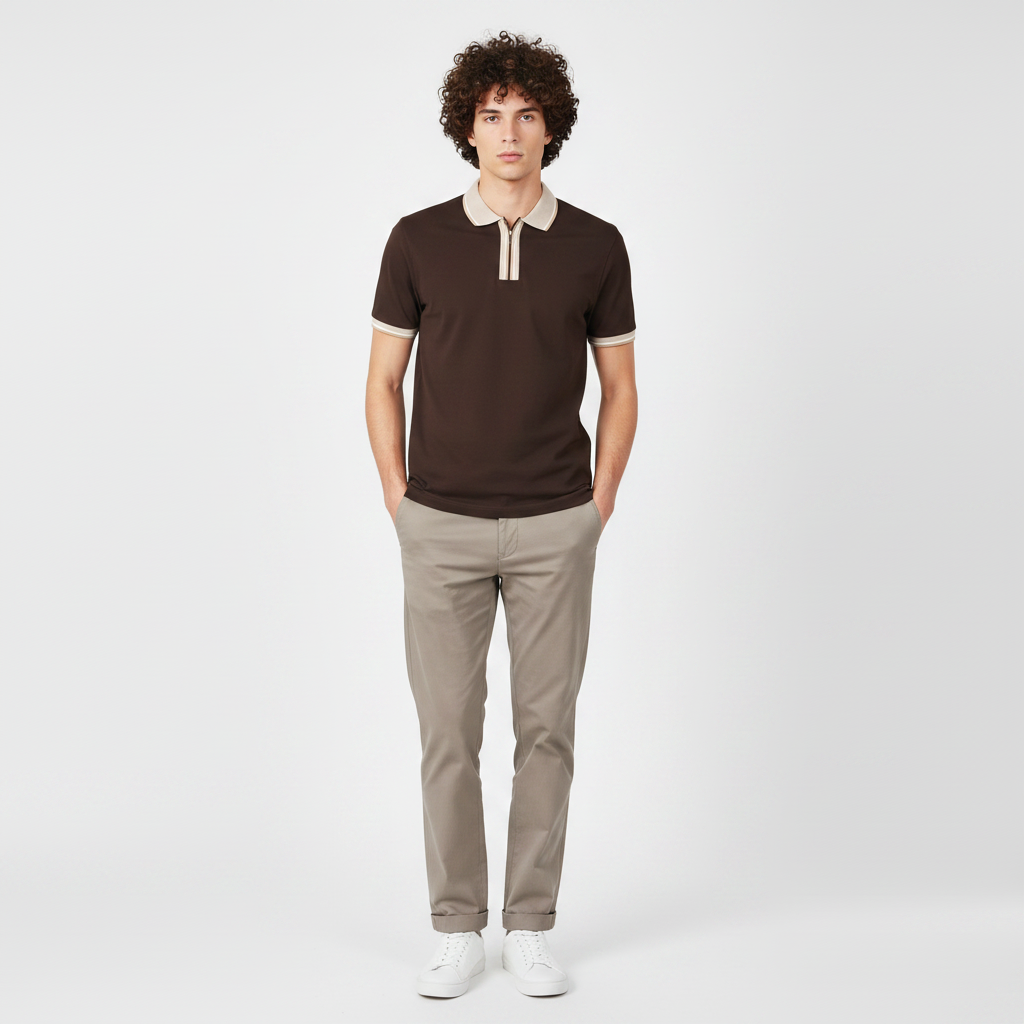 Men Polo T-Shirt Short Sleeve