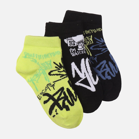 Boys Ankle Socks 3 Pairs