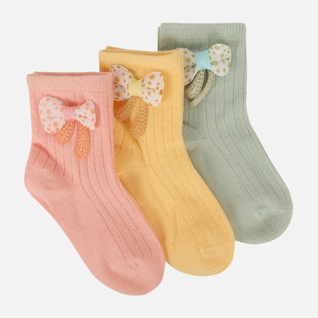 Grils Quarter Socks 3 Pairs
