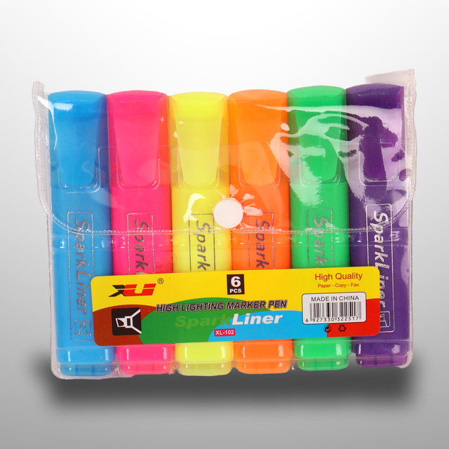 Highlighter Marker Set 6 Pcs