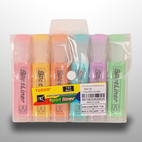 Highlighter Marker Set 6 Pcs
