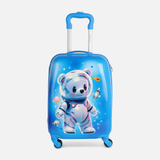 Kids Trolley Suitcase 18 Inch with Astronaut Bear