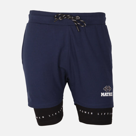 Mens Double Layer Gym Short