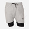 Mens Double Layer Gym Short
