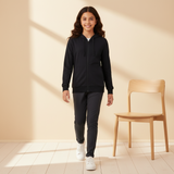 School Cardigan With Hoodie