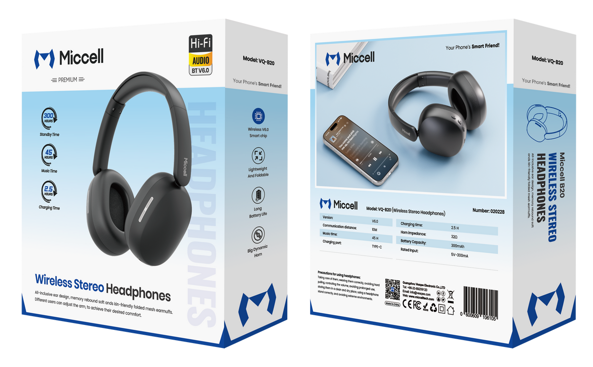 BT HEADPHONES V6.0