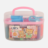Kids Play Dough Set With Tools & Carry Case