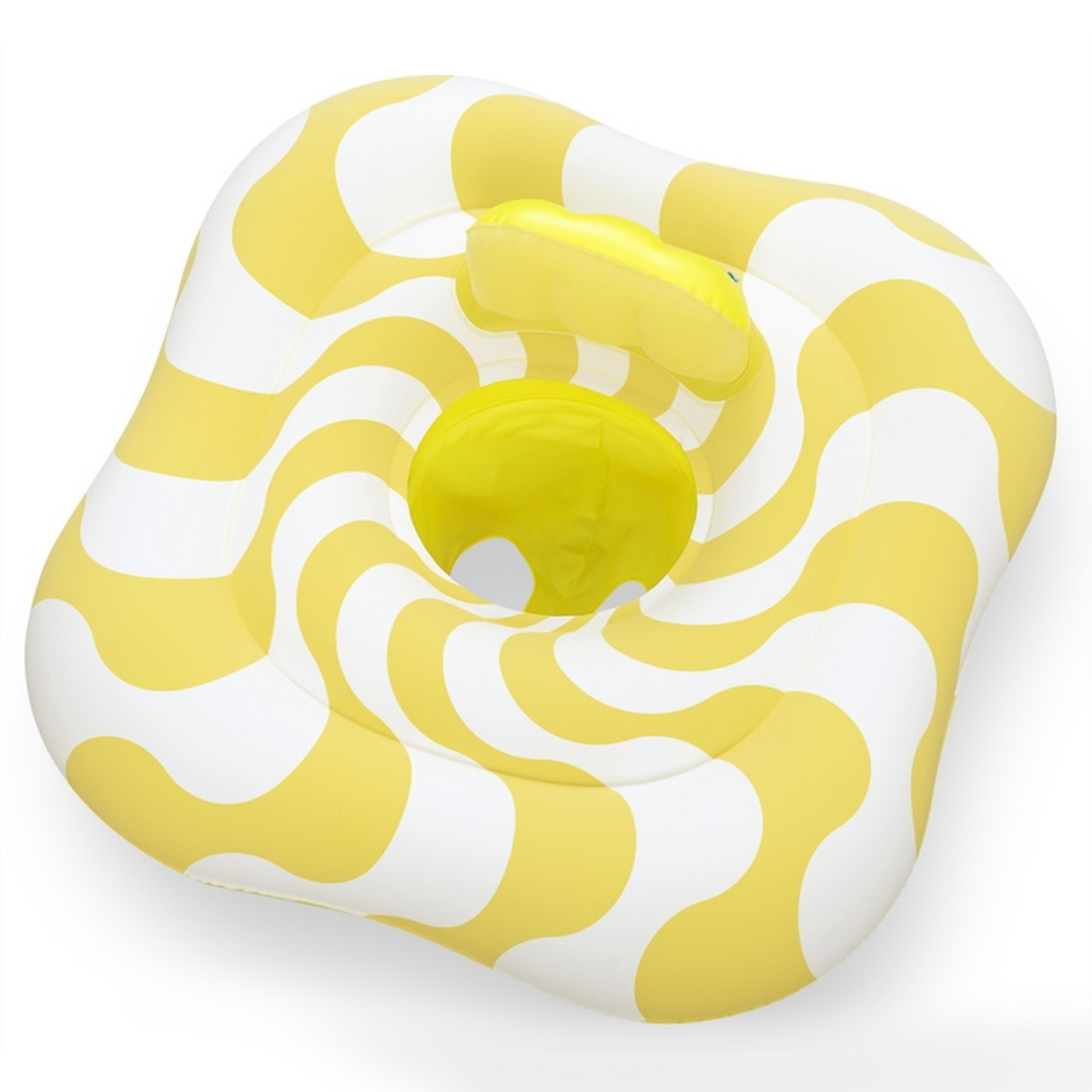 Comfort Plush Wavy Square 2-RING Baby Boat (79 x 79 cm)