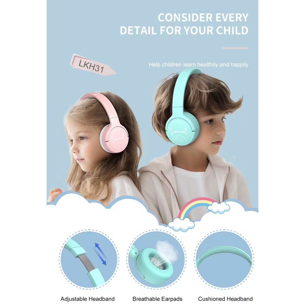 CHILDREN'S WIRELESS HEADPHONE