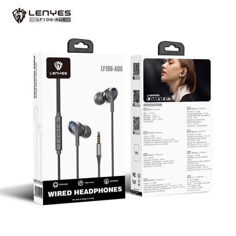 WIRED EARPHONES 10MM 3.5