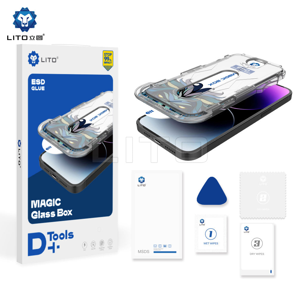 D+ TOOLS CLEAR GLASS WITH ESD