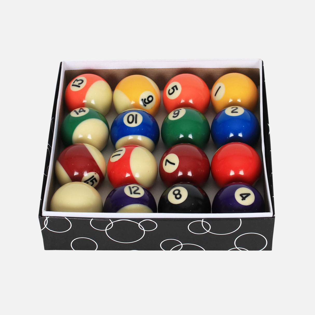 BILLIARD BALL SET STANDARD NUMBER