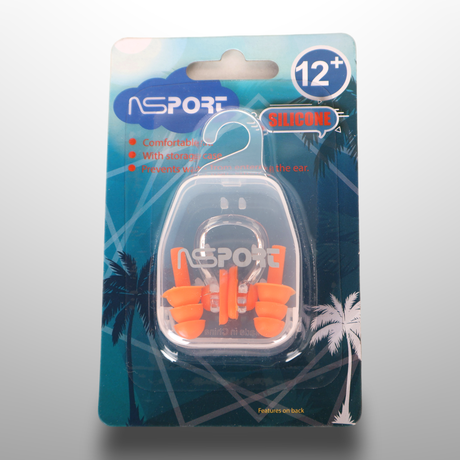 Swimming Nose Clip+Ear Plugs
