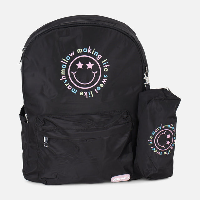 SCHOOL BACKPACK +LONG SHAPE PENCIL CASE (43*33*16CM)