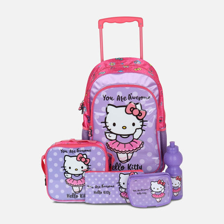TROLLEY SCHOOL BAG 5IN1 (18 INCH)