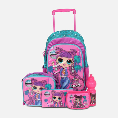 TROLLEY SCHOOL BAG 5IN1 (18 INCH)