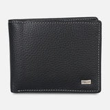 MEN BI-FOLD LEATHER WALLET