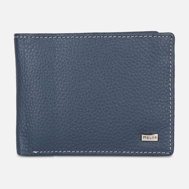 MEN BI-FOLD LEATHER WALLET
