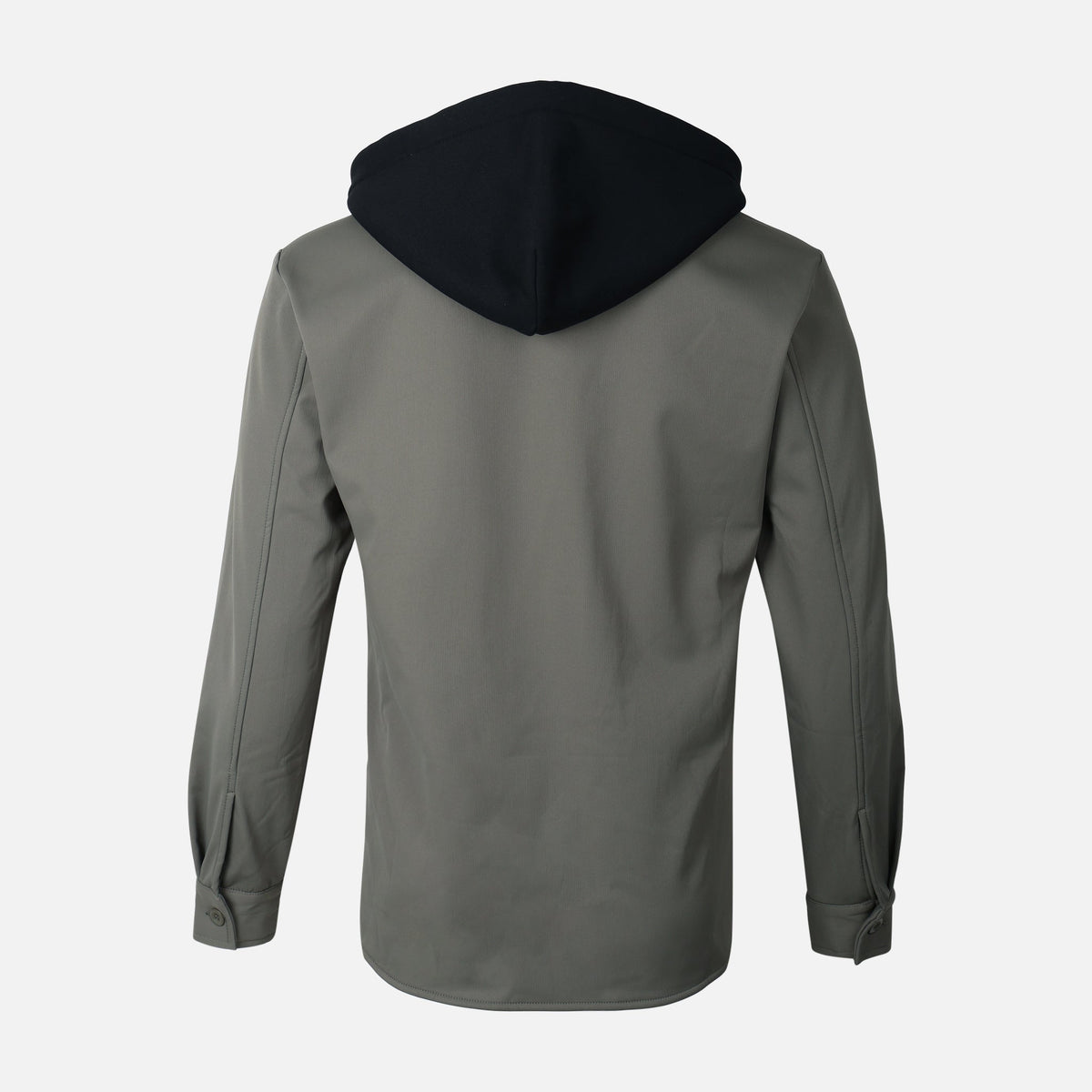 MEN LONG SLEEVE SHIRT WITH HOOD