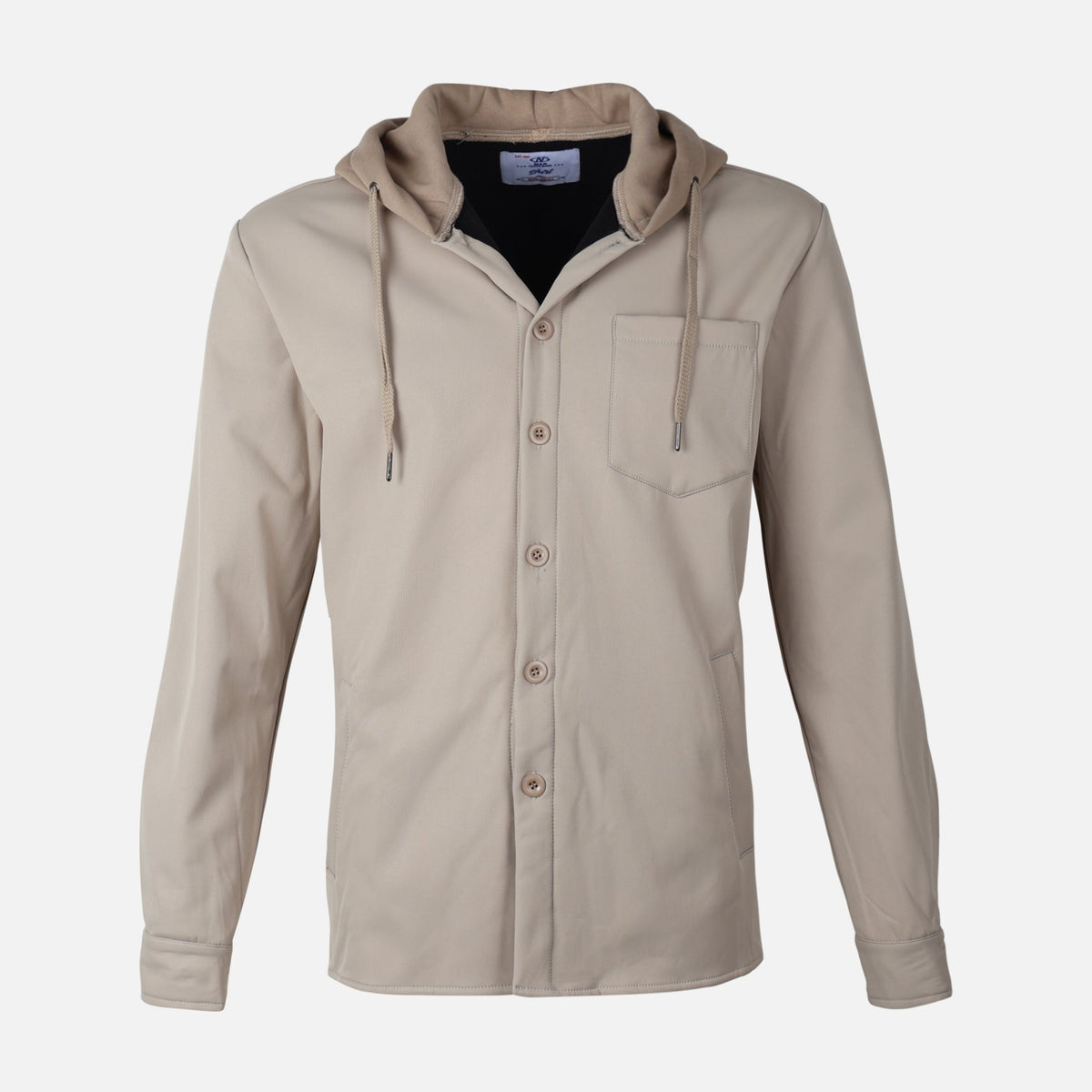 MEN LONG SLEEVE SHIRT WITH HOOD