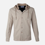 MEN LONG SLEEVE SHIRT WITH HOOD