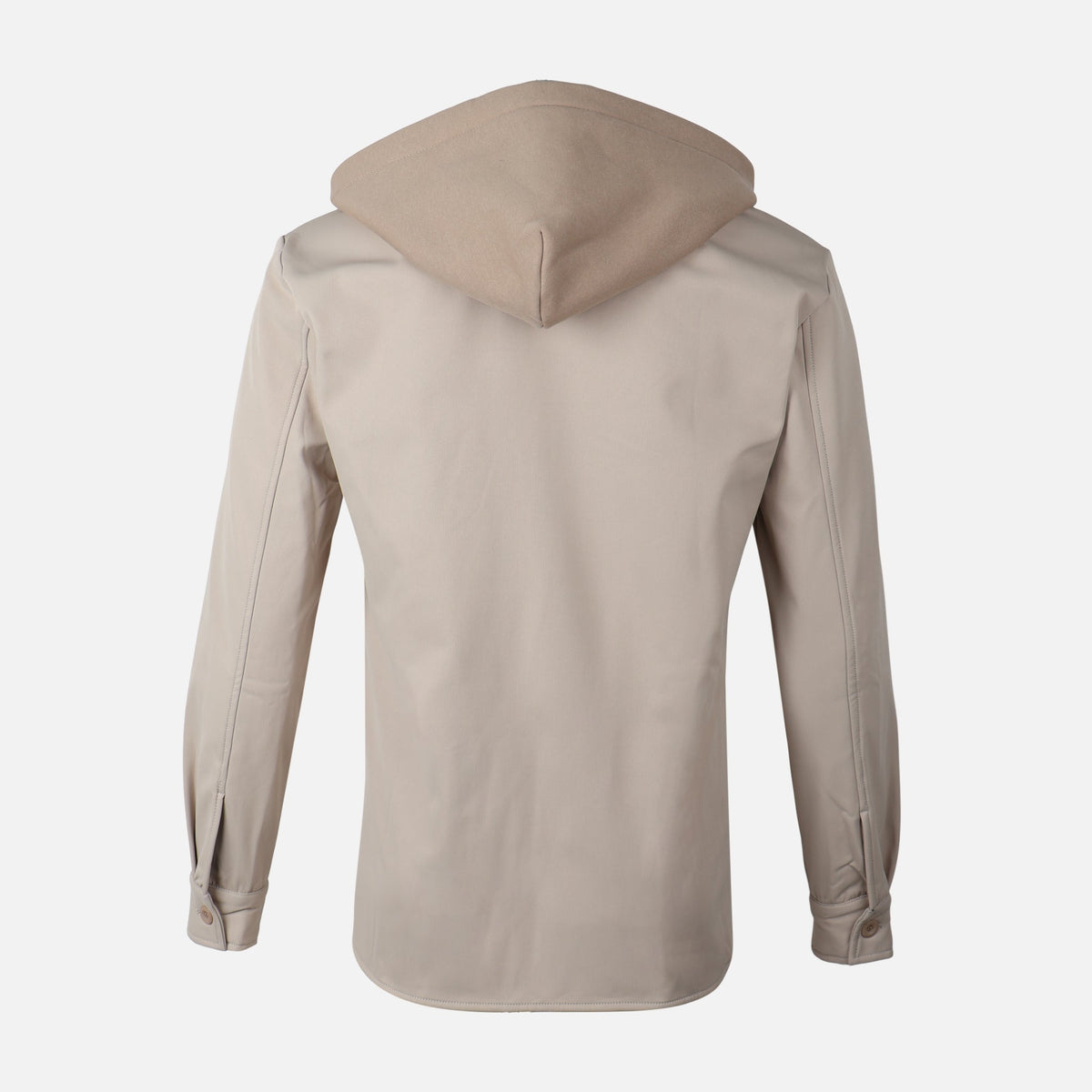 MEN LONG SLEEVE SHIRT WITH HOOD