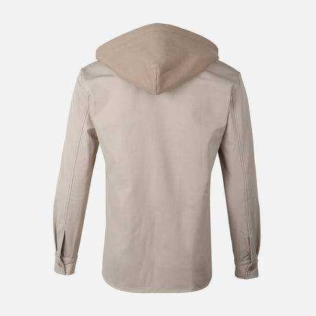 MEN LONG SLEEVE SHIRT WITH HOOD
