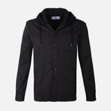 MEN LONG SLEEVE SHIRT WITH HOOD