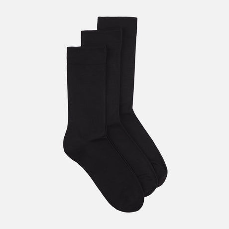 Men Diabetic Hand Linked Bamboo Crew Socks