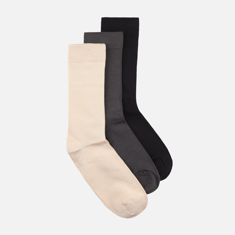 Men Diabetic Hand Linked Bamboo Crew Socks