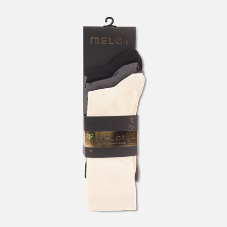 Men Diabetic Hand Linked Bamboo Crew Socks