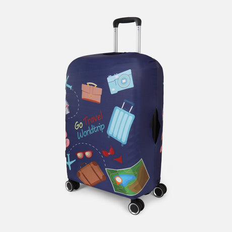 PRINTED LUGGAGE COVER (SIZE: M)