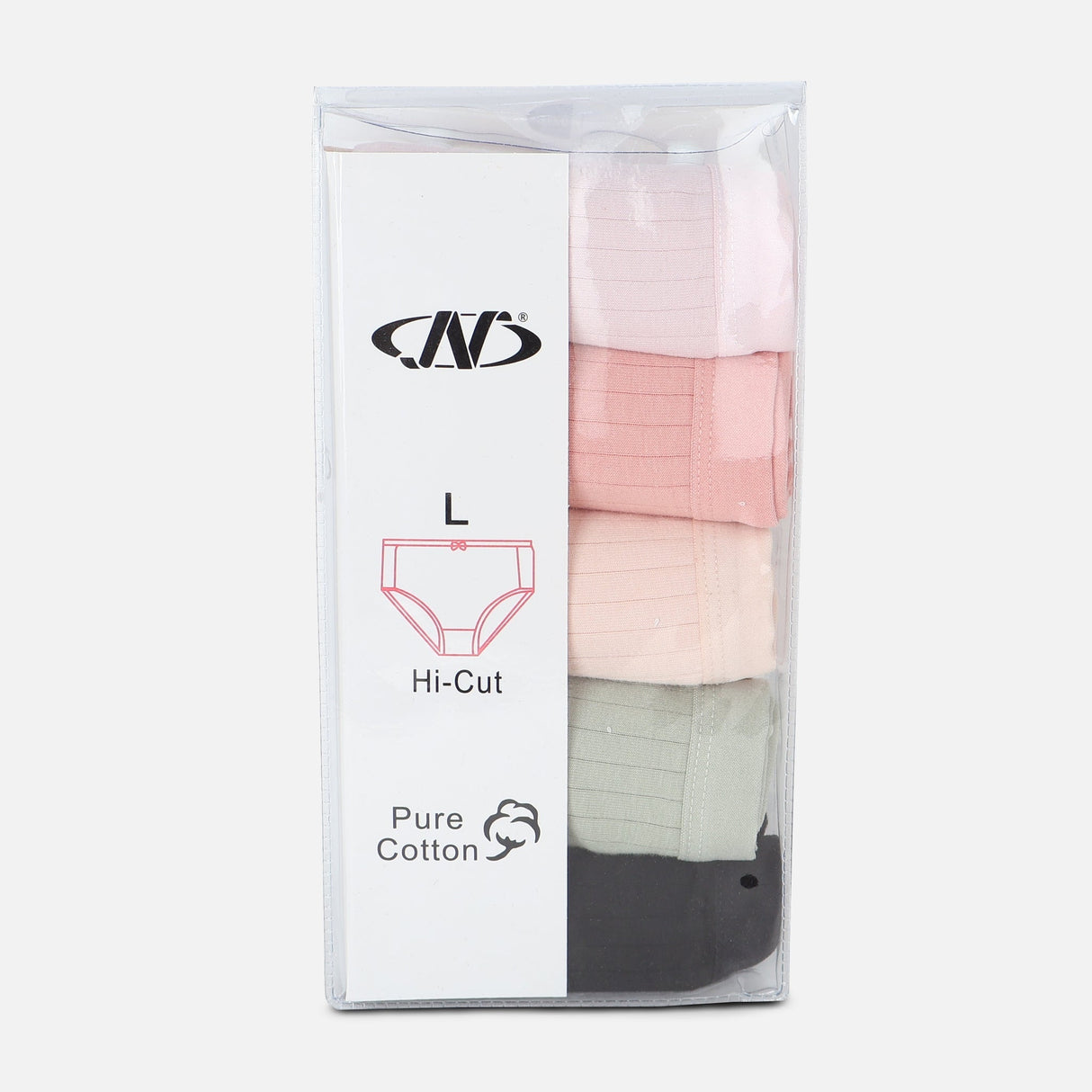 Women High-Waisted Panties  5 Pieces