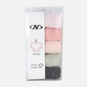 Women Mid-Rise Panties  5 Pieces
