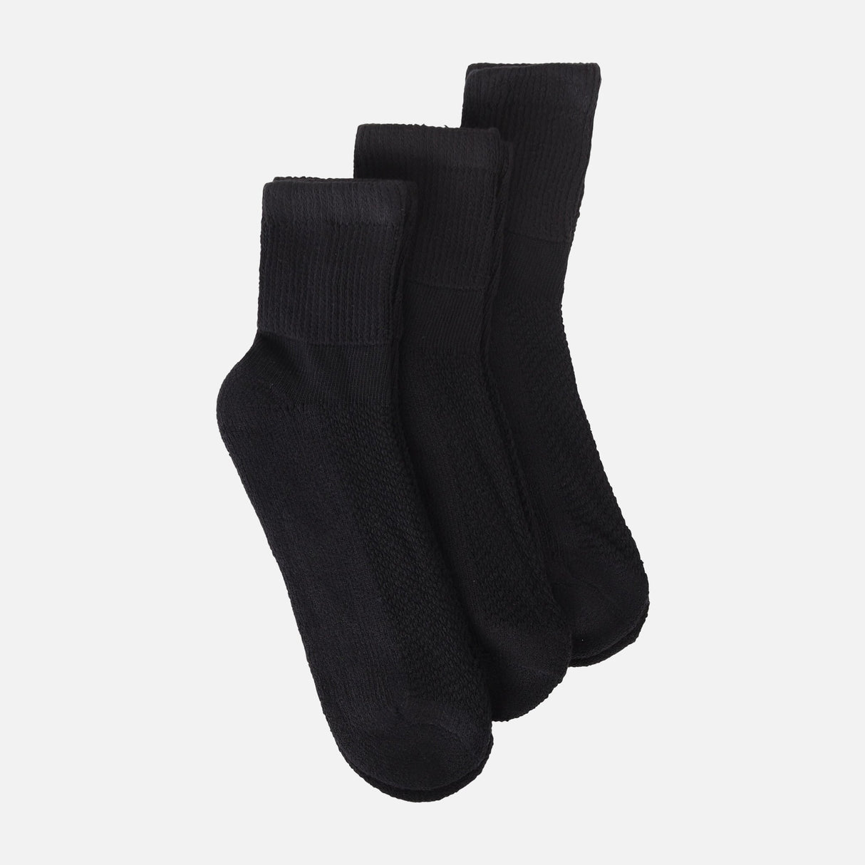 MEN DIABETIC TERRY QUARTER SOCKS
