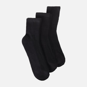 MEN DIABETIC TERRY QUARTER SOCKS