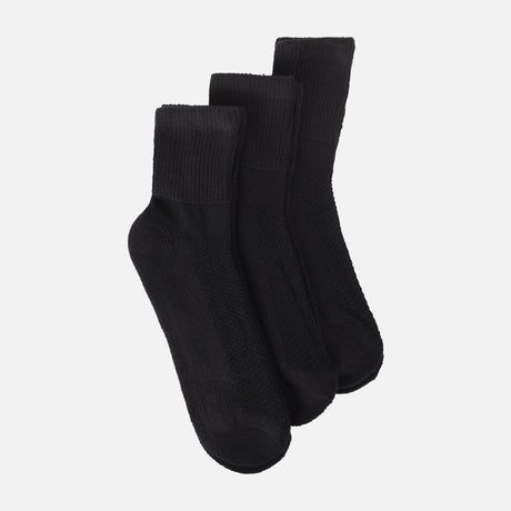 MEN DIABETIC TERRY QUARTER SOCKS