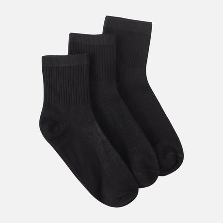 MEN QUARTER SPORTS SOCKS 3 PAIRS
