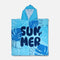 Printed Cotton Poncho Towel