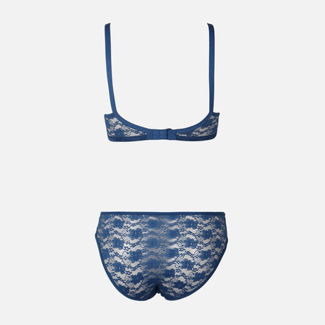 Jacquard Padded Bra & Panty Set