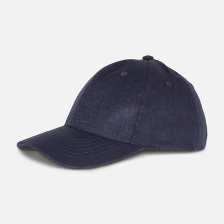 Mens Linen Basic Cap